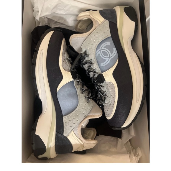 Chanel Multi Color Sneakers. Never worn. Comes with Box. Size 35.5 - Picture 6 of 7